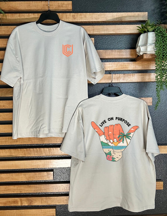 Live On Purpose Oversized Tee