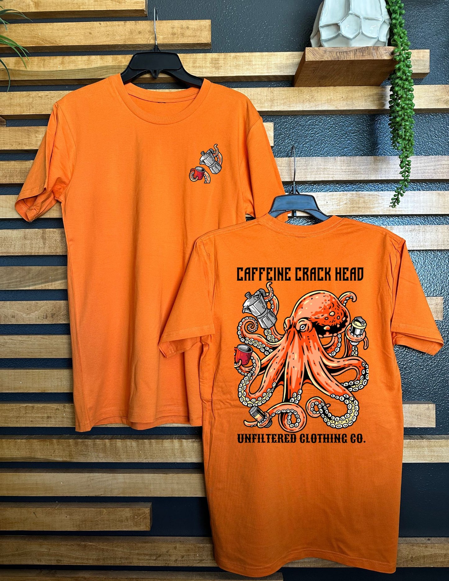 CAFFEINE CRACK HEAD UNISEX TEE