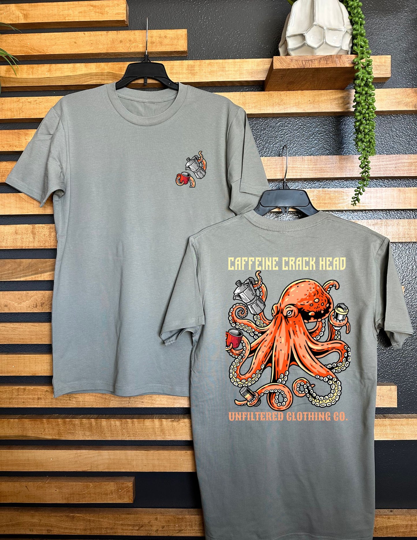 CAFFEINE CRACK HEAD UNISEX TEE