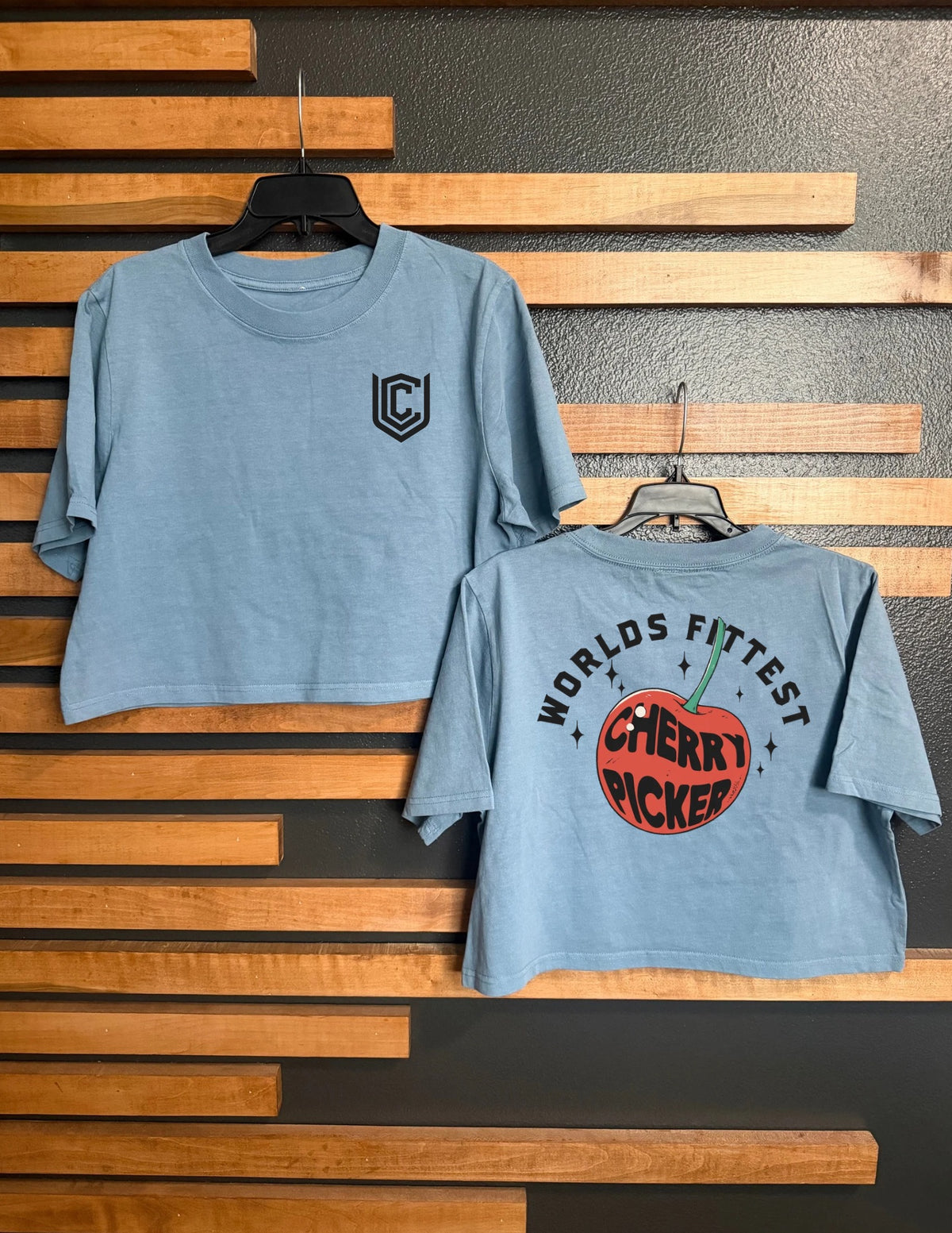 CHERRY PICKER CROPPED TEE
