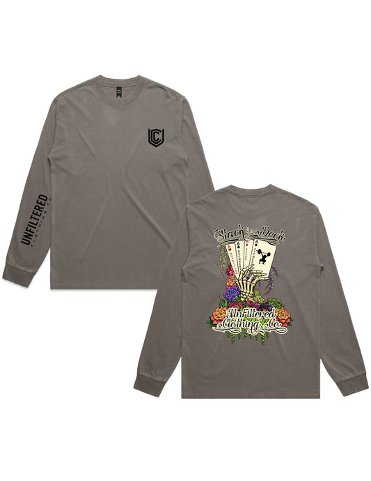 STACK THE DECK LONG SLEEVE TEE