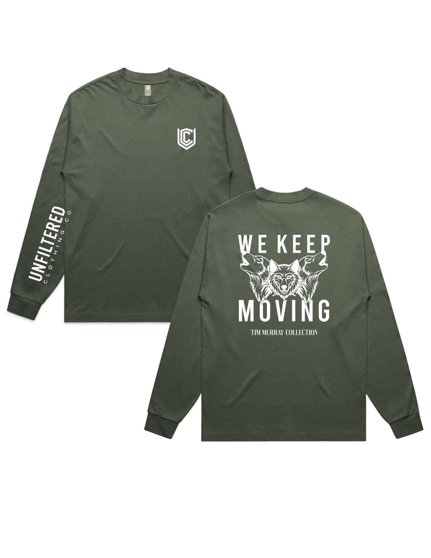 WE KEEP MOVING LONG SLEEVE TEE