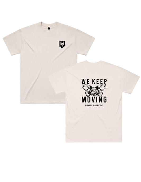 WE KEEP MOVING OVERSIZED TEE