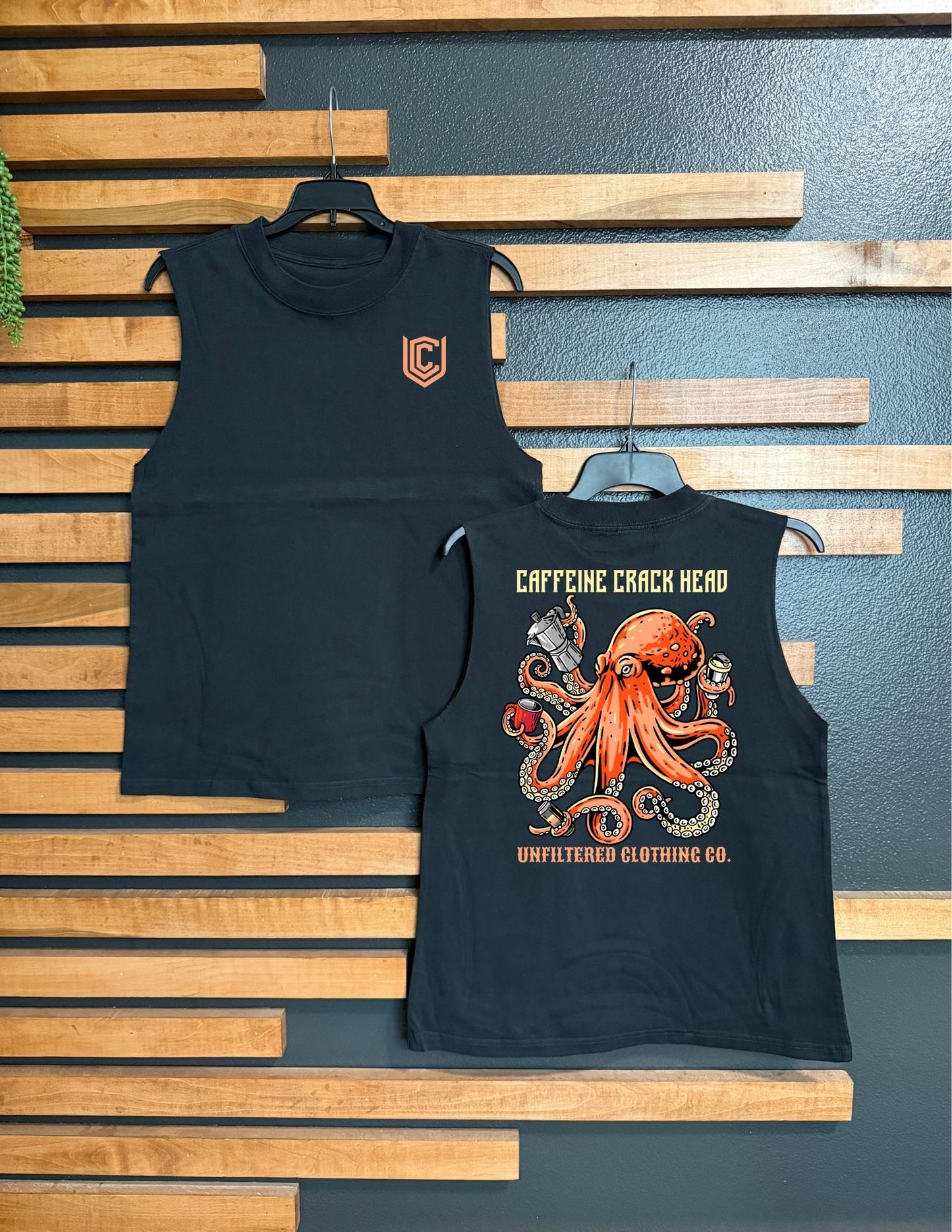 CAFFEINE CRACK HEAD MUSCLE TANK