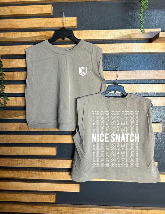 NICE SNATCH MUSCLE TANK