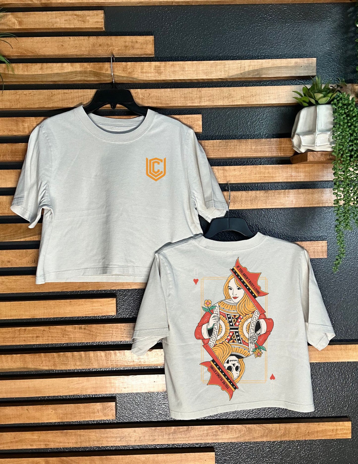 IF YOU AREN'T BUSY LIVING BOXY TEE