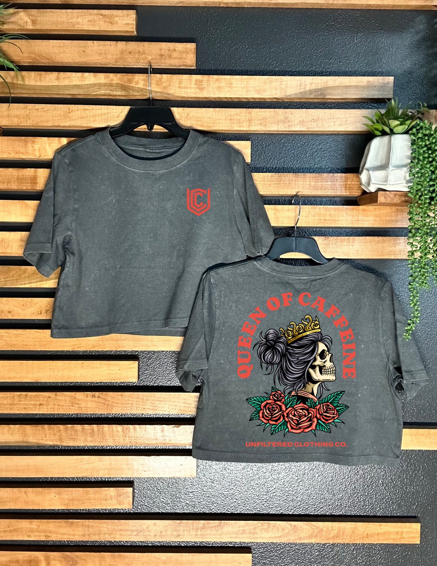 QUEEN OF CAFFEINE BOXY TEE