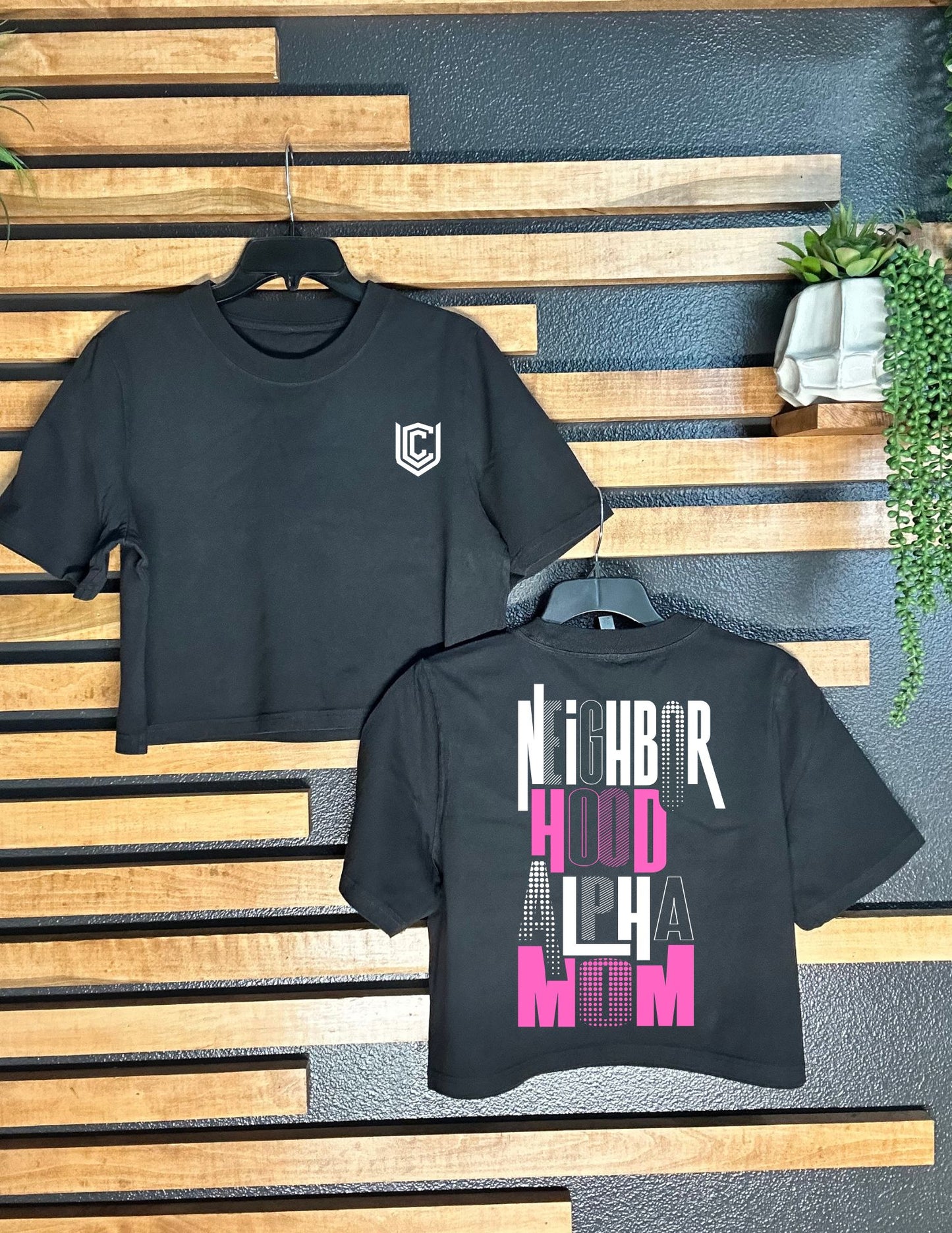 Neighborhood Alpha Mom Boxy Tee