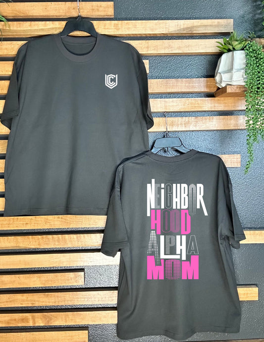 Neighborhood Alpha Mom Oversized Tee