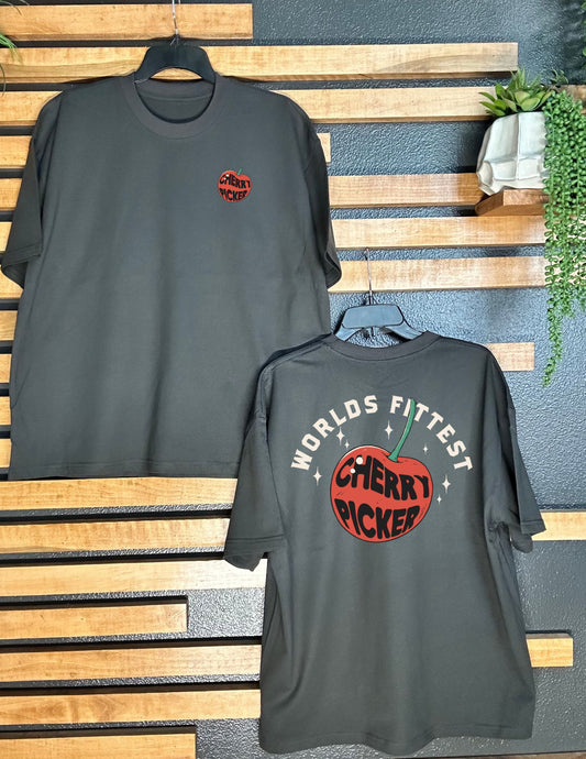 Worlds Fittest Cherry Picker Oversized Tee