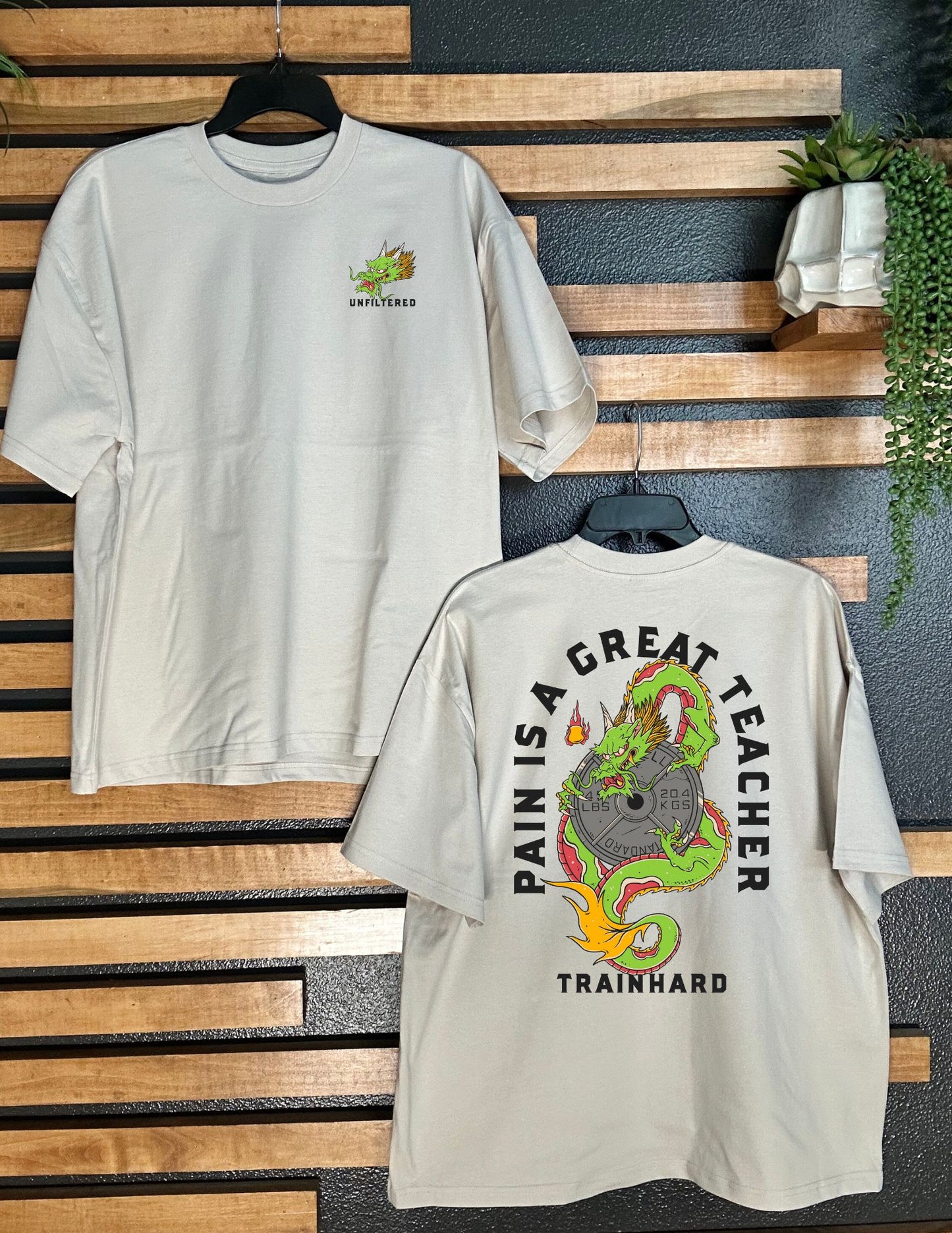 Pain Is A Great Teacher Oversized Tee