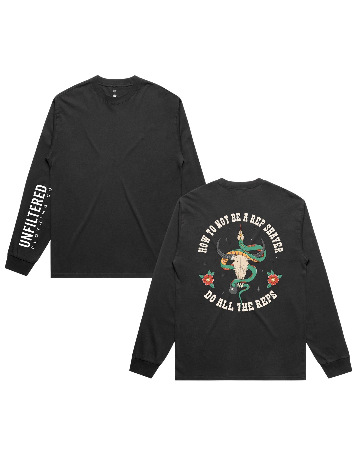 REP SHAVER LONG SLEEVE TEE