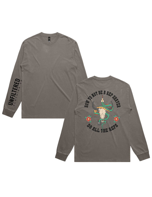 REP SHAVER LONG SLEEVE TEE