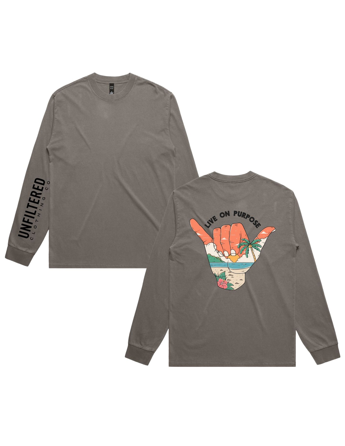 LIVE ON PURPOSE LONG SLEEVE TEE