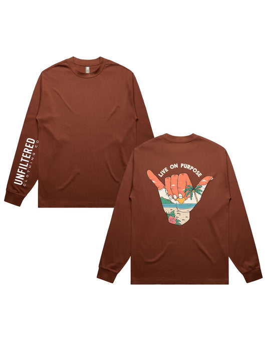 LIVE ON PURPOSE LONG SLEEVE TEE