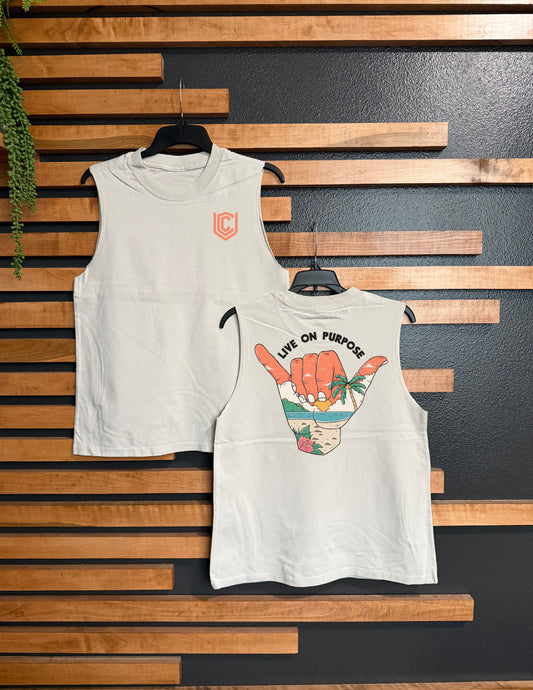 LIVE ON PURPOSE MUSCLE TANK-MENS