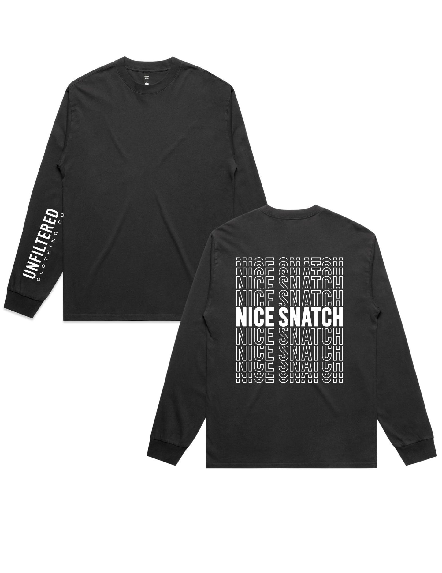 NICE SNATCH SLEEVE TEE