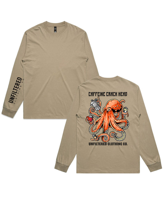 CAFFEINE CRACK HEAD LONG SLEEVE TEE