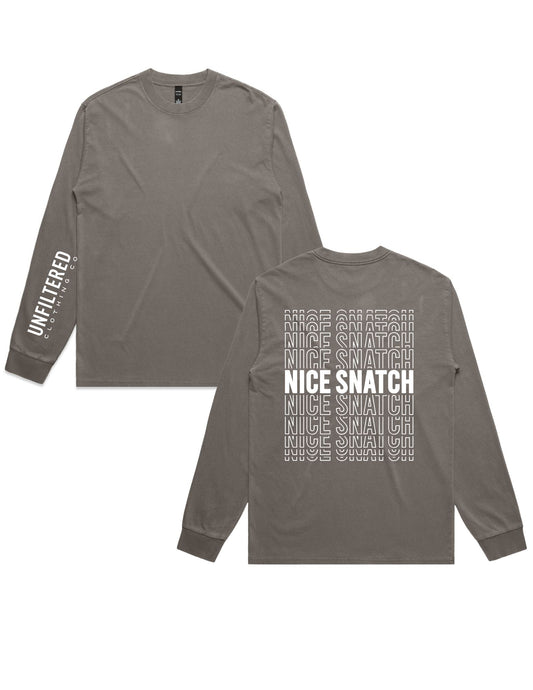 NICE SNATCH SLEEVE TEE