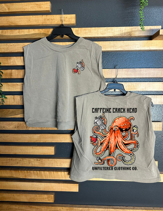CAFFEINE CRACK HEAD MUSCLE TANK