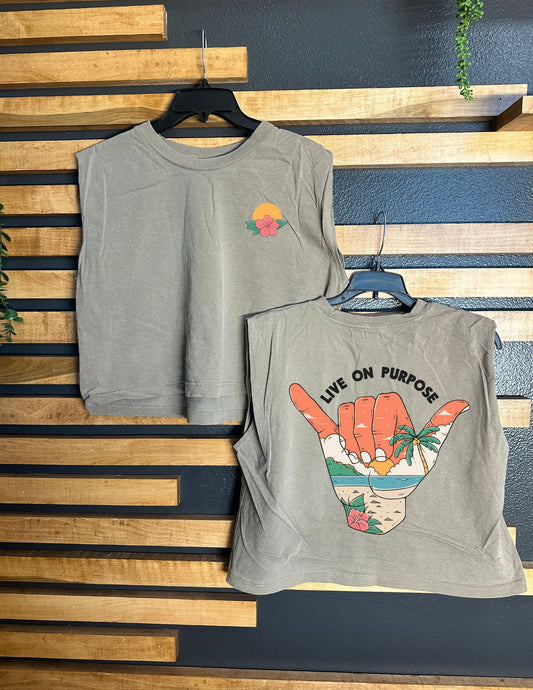 LIVE ON PURPOSE MUSCLE TANK