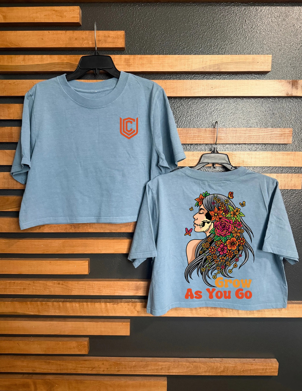 GROW AS YOU GO CROPPED TEE