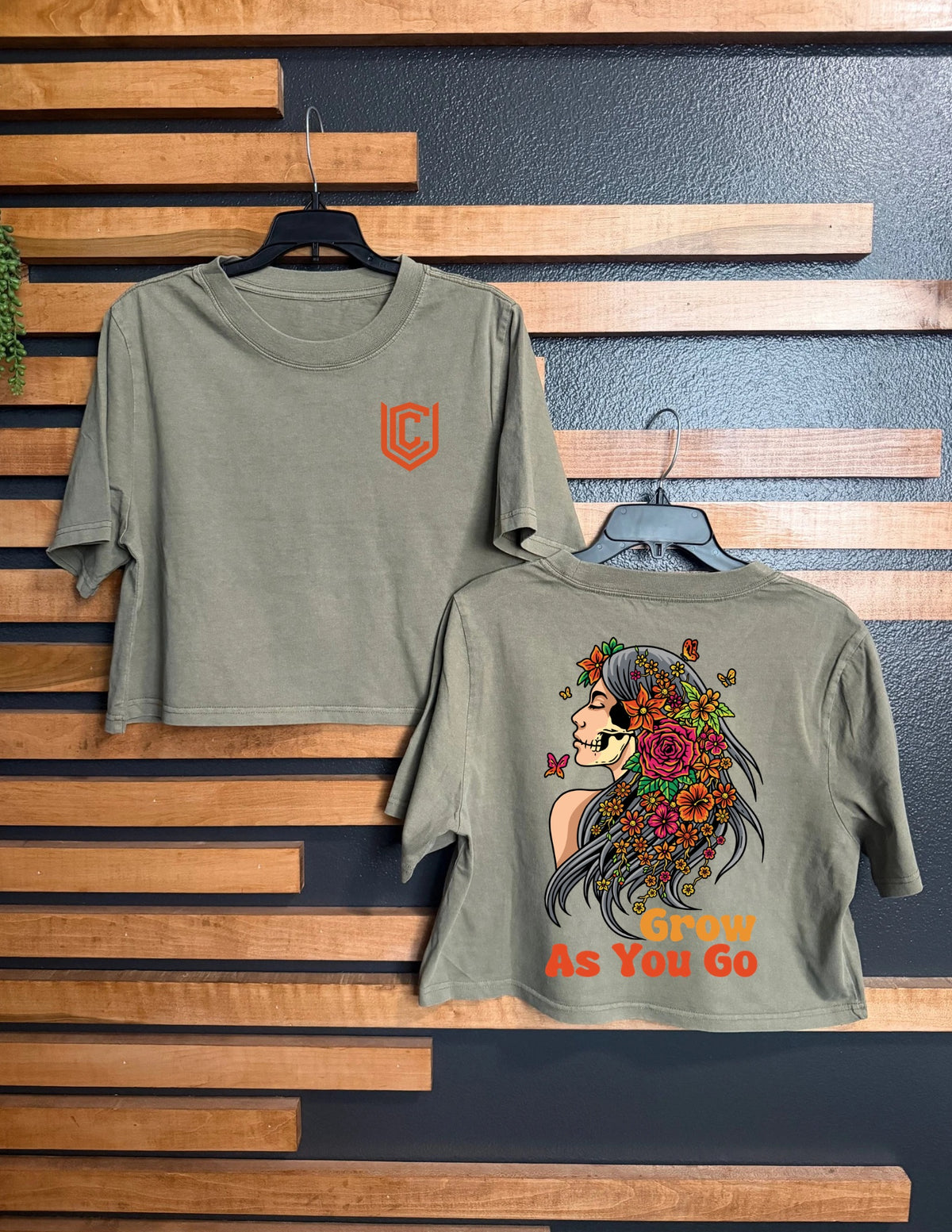 GROW AS YOU GO CROPPED TEE