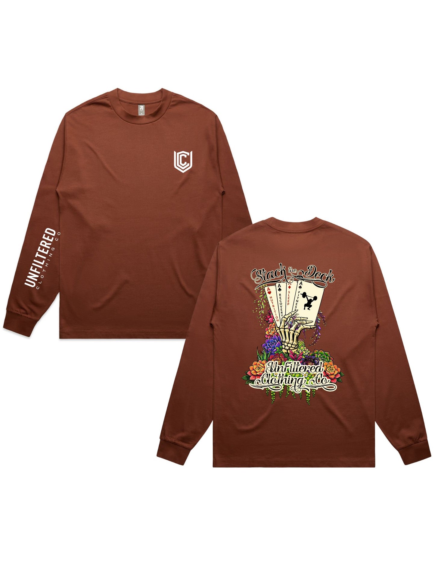 STACK THE DECK LONG SLEEVE TEE