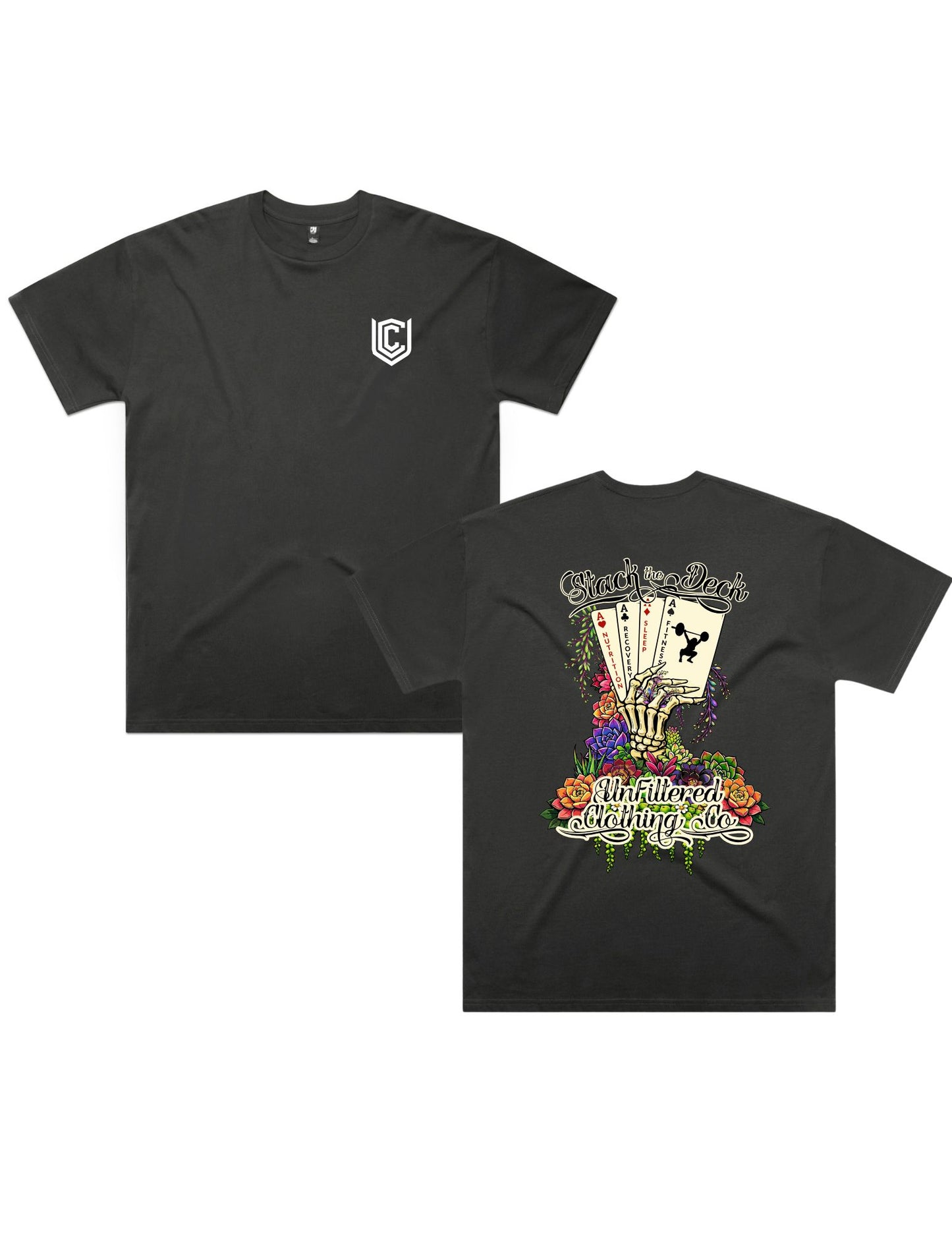 STACK THE DECK OVERSIZED TEE