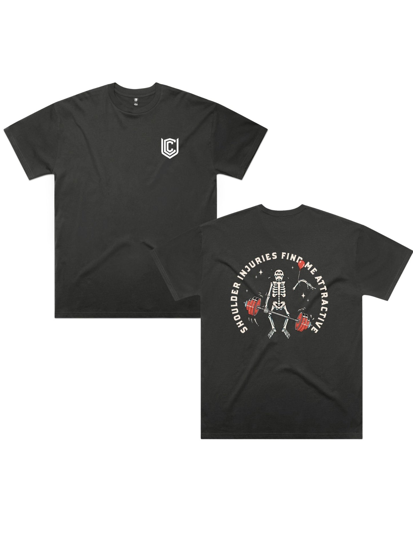 SHOULDER INJURIES OVERSIZED TEE
