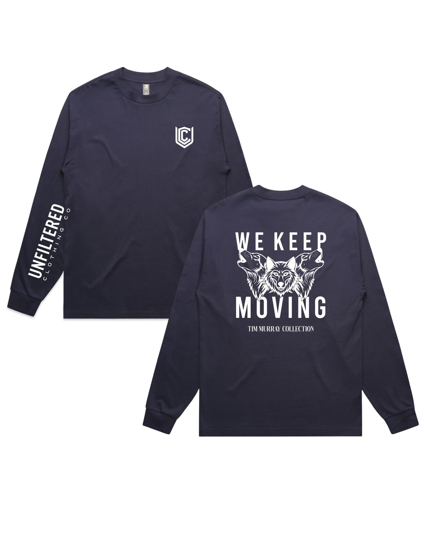 WE KEEP MOVING LONG SLEEVE TEE