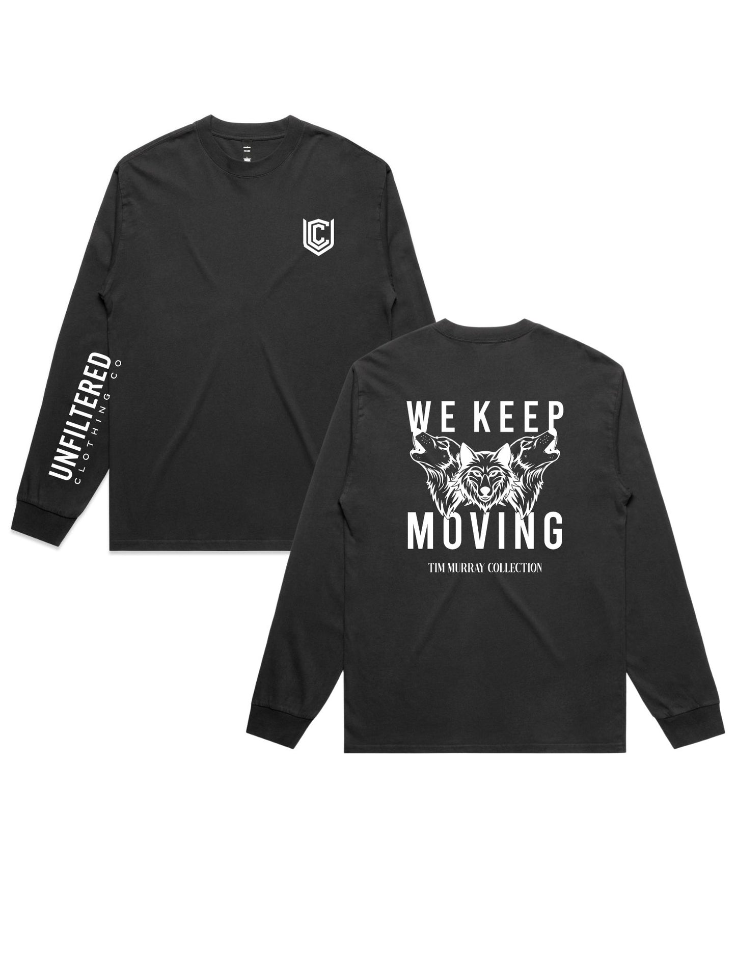 WE KEEP MOVING LONG SLEEVE TEE