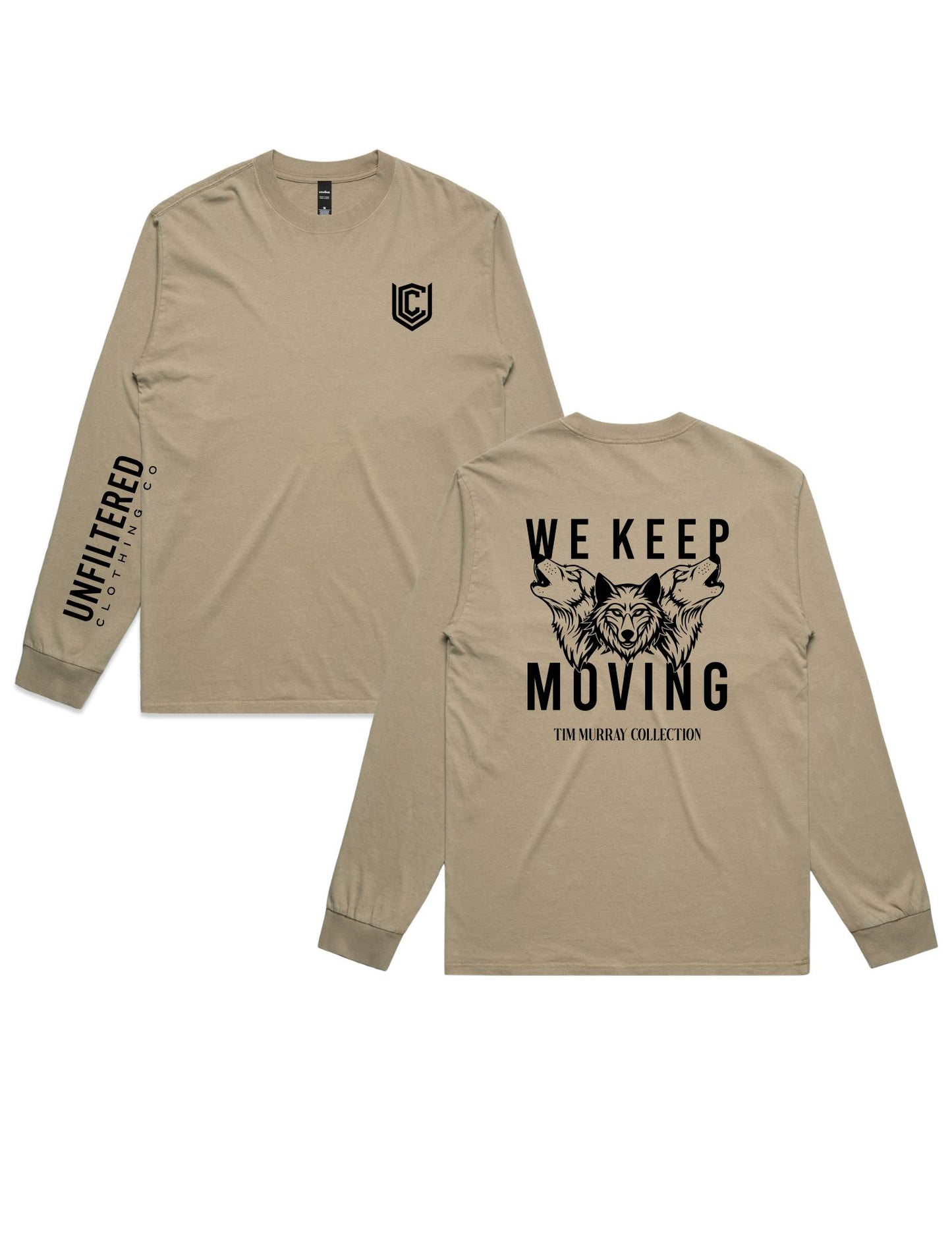 WE KEEP MOVING LONG SLEEVE TEE