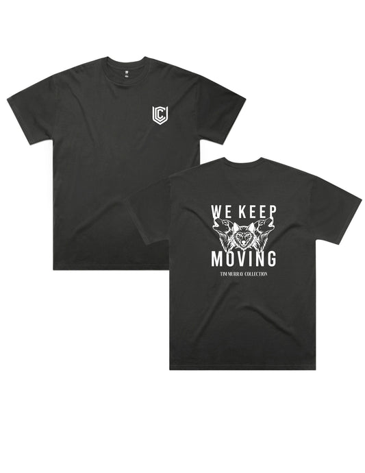 WE KEEP MOVING OVERSIZED TEE