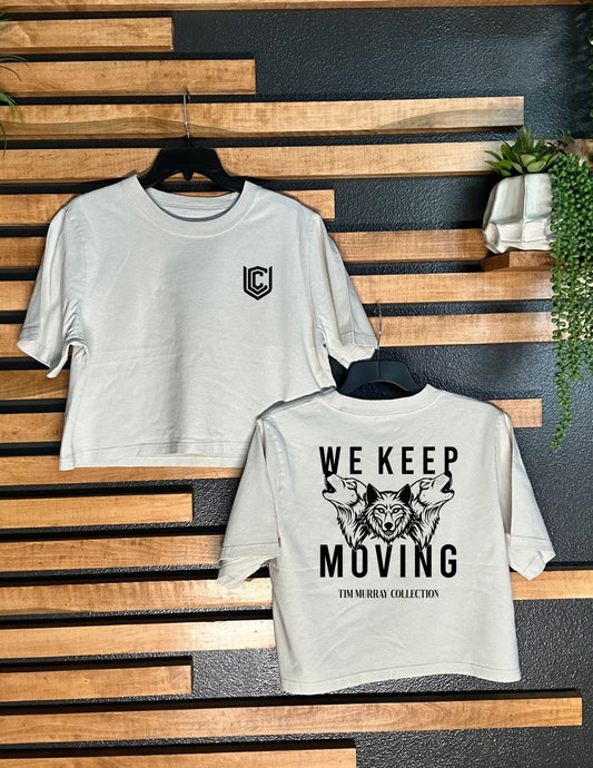 WE KEEP MOVING BOXY TEE