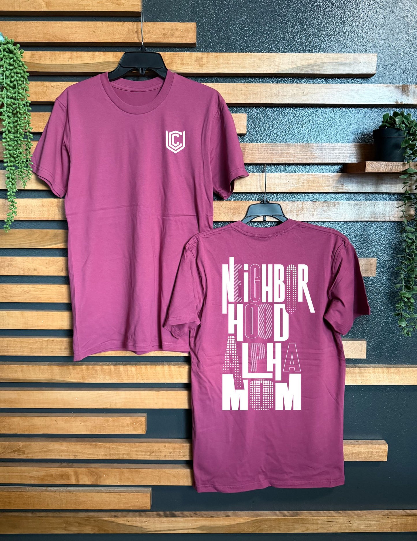 Neighborhood Alpha Mom Unisex tee