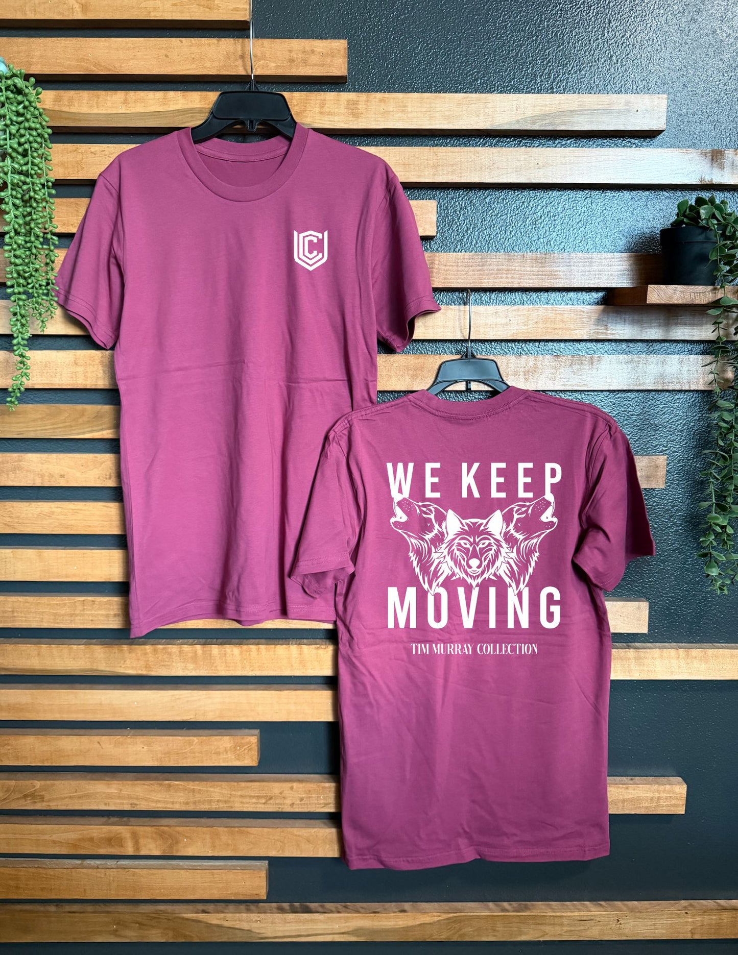 WE KEEP MOVING UNISEX TEE