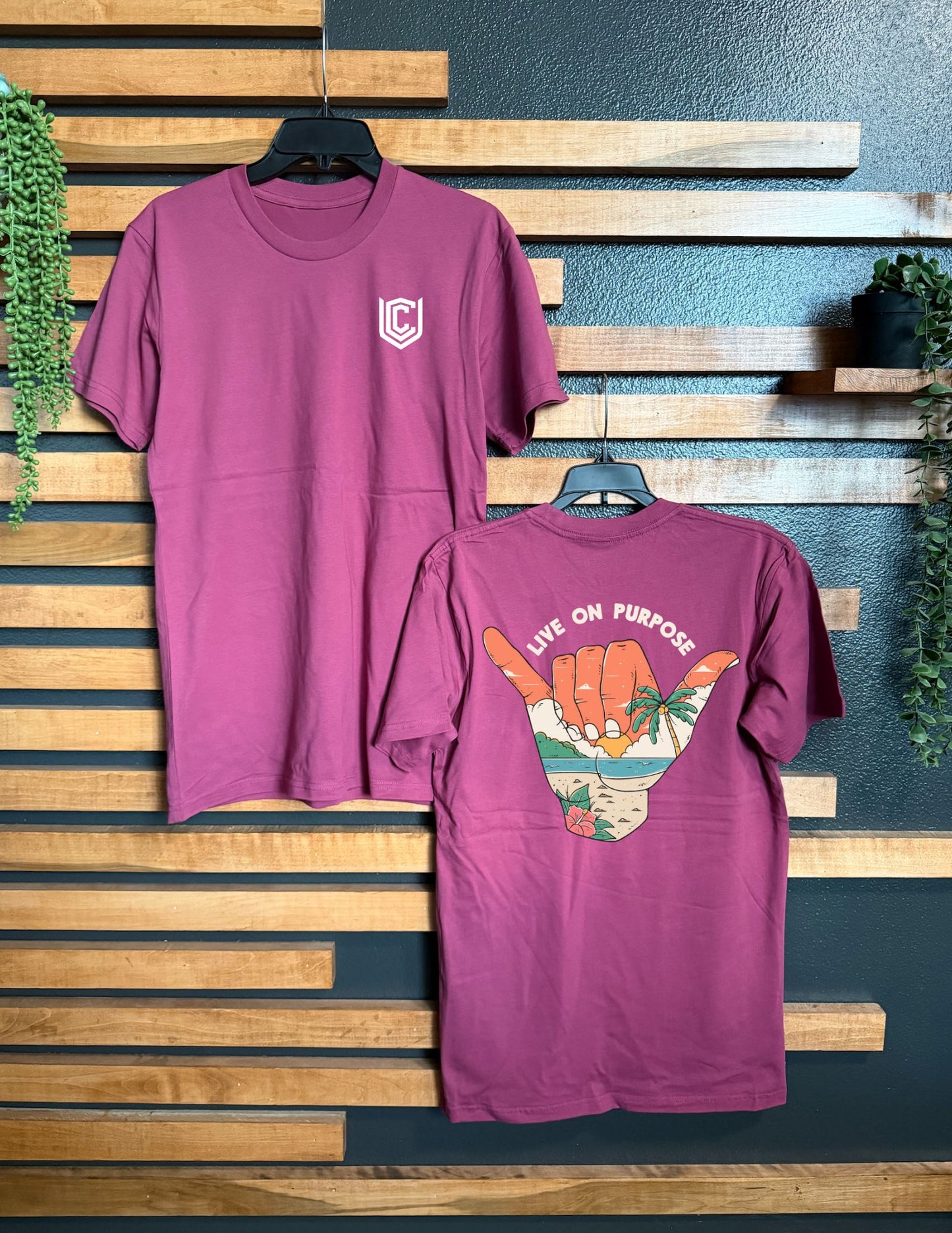 LIVE ON PURPOSE UNISEX TEE