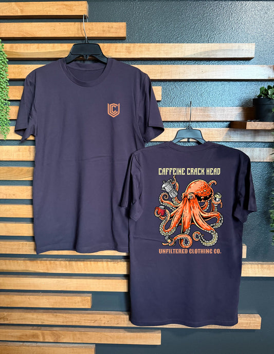 CAFFEINE CRACK HEAD UNISEX TEE