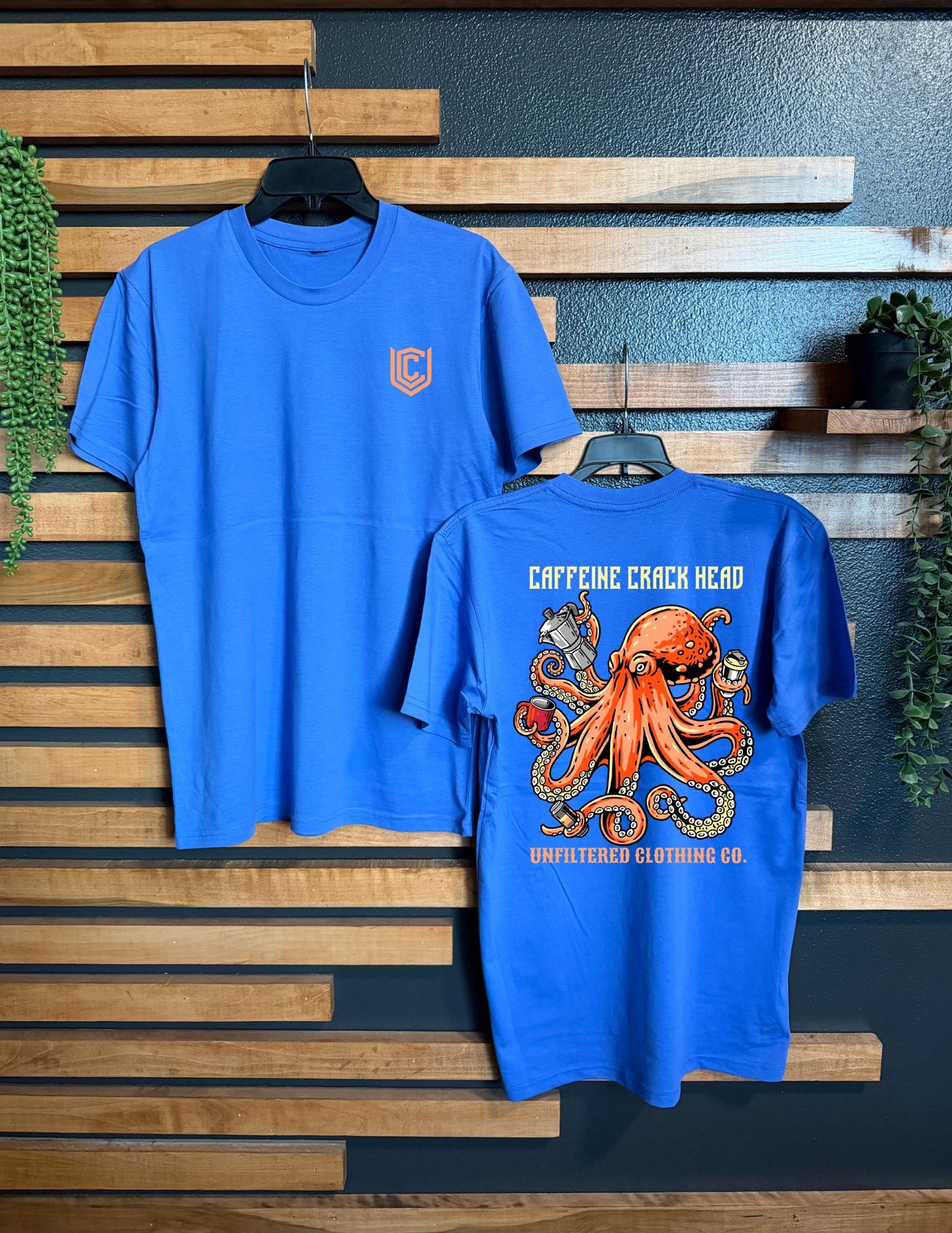 CAFFEINE CRACK HEAD UNISEX TEE
