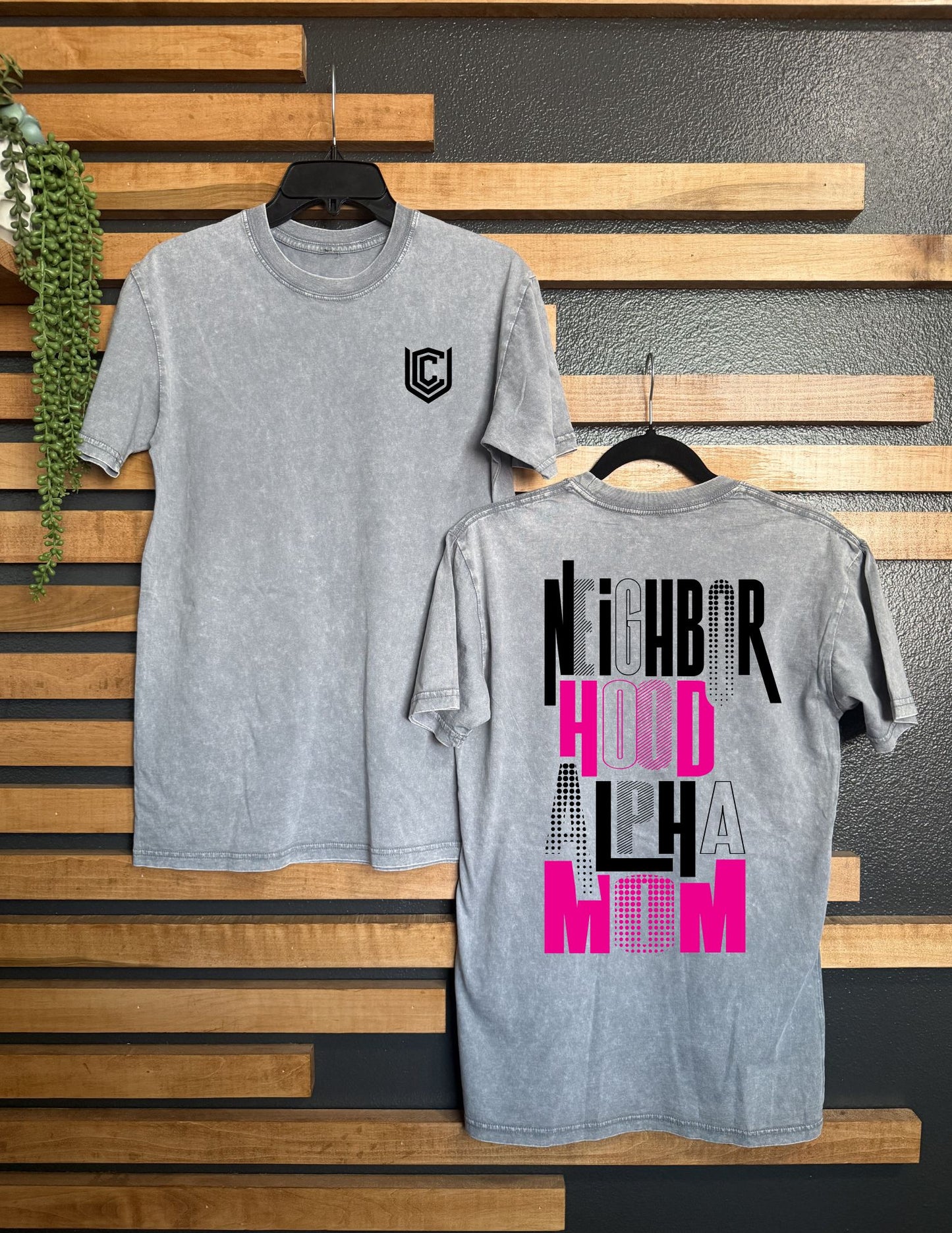 Neighborhood Alpha Mom Unisex tee