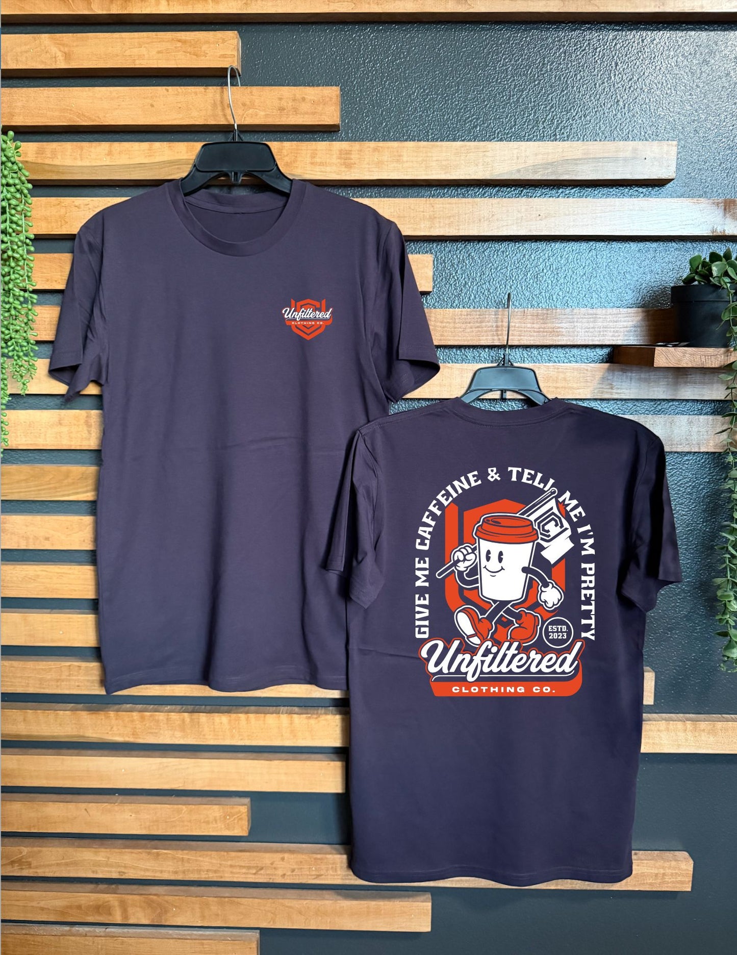 GIVE ME CAFFEINE UNISEX TEE
