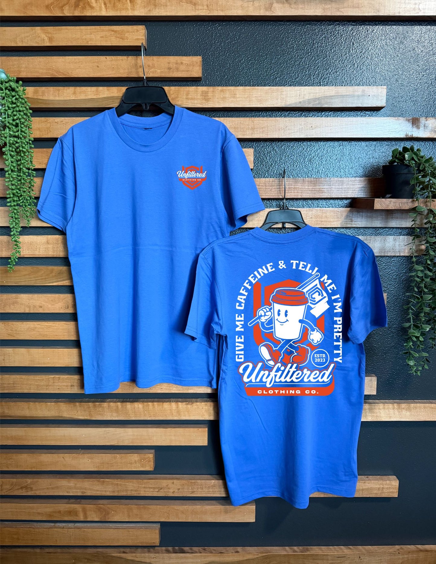 GIVE ME CAFFEINE UNISEX TEE