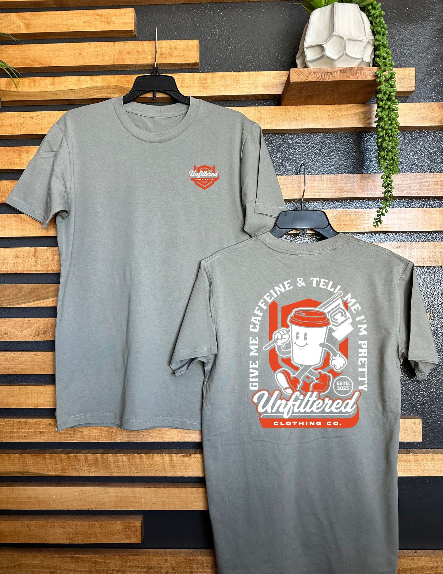 GIVE ME CAFFEINE UNISEX TEE