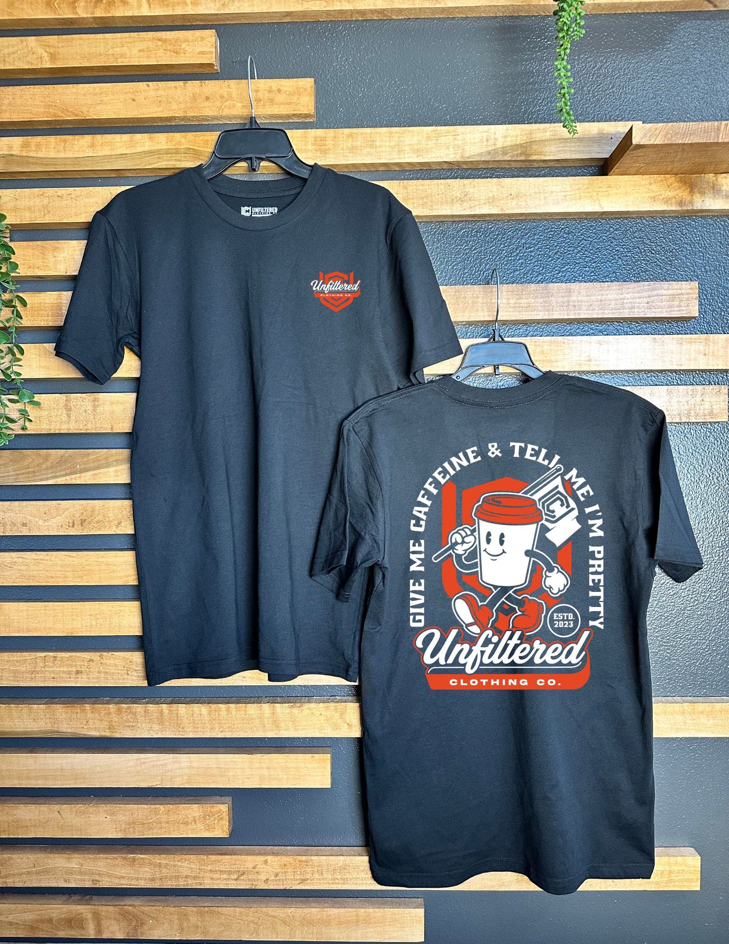 GIVE ME CAFFEINE UNISEX TEE