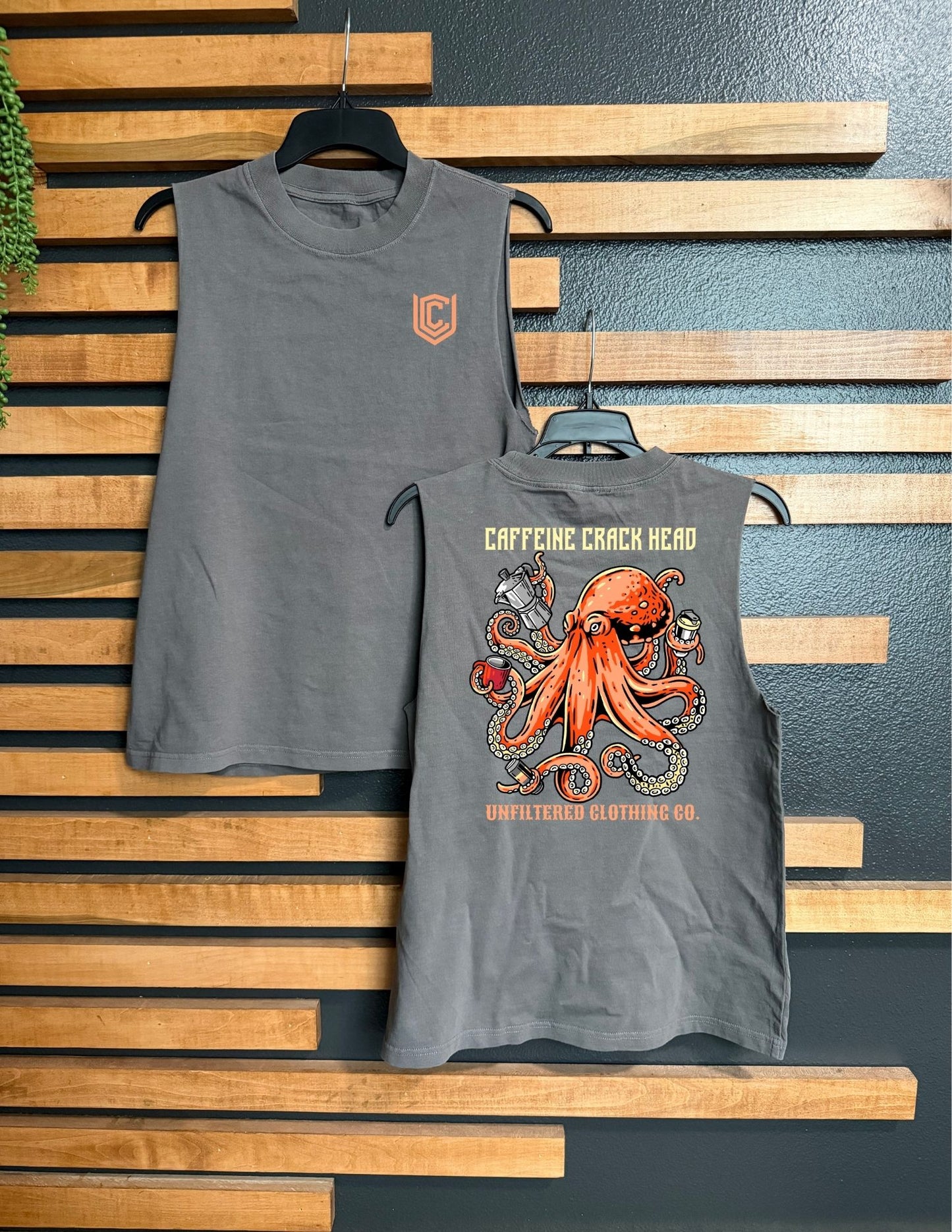 CAFFEINE CRACK HEAD MUSCLE TANK