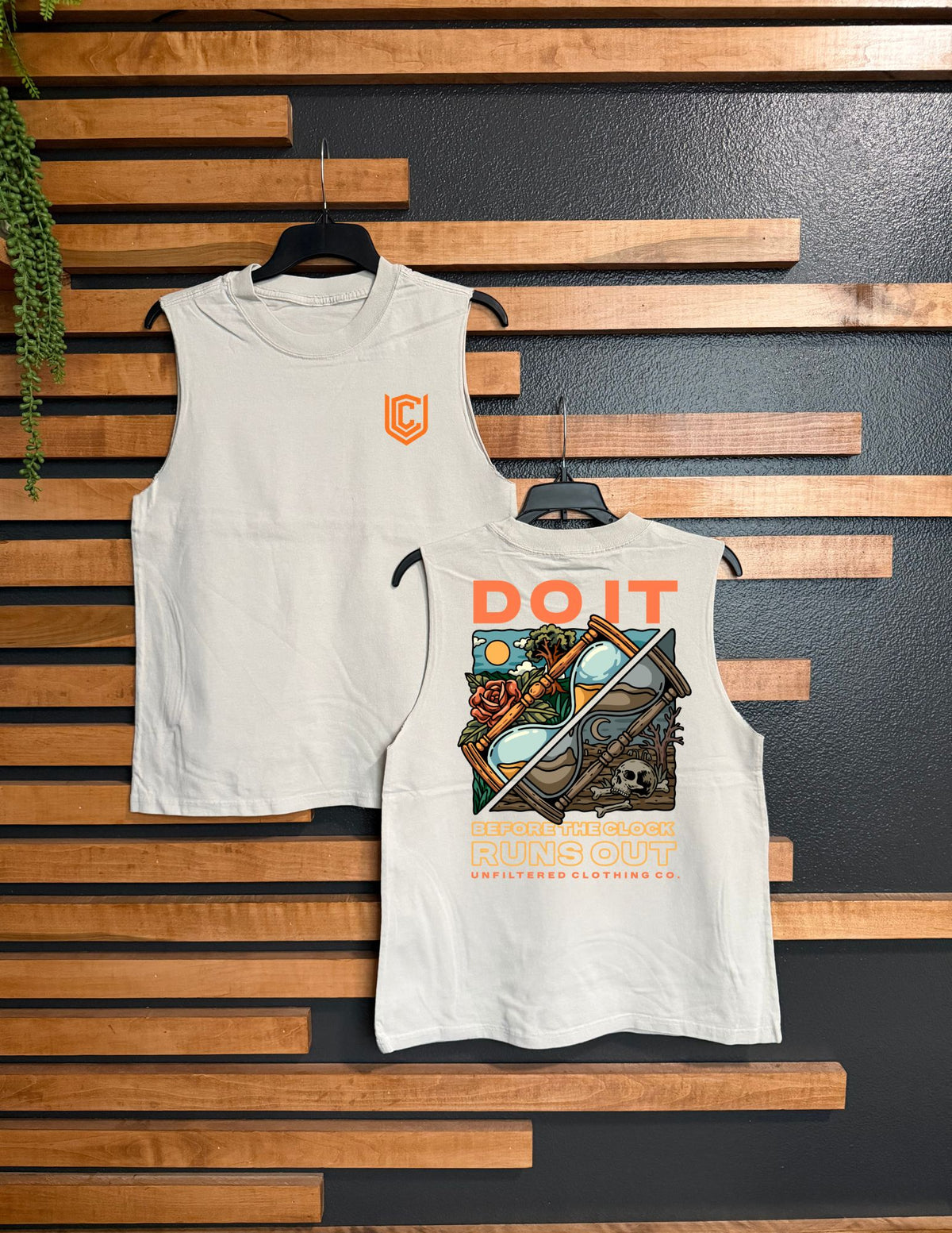 BEFORE THE CLOCK RUNS OUT MUSCLE TANK-MENS