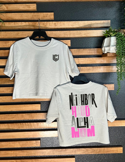 NEIGHBORHOOD ALPHA MOM CROPPED TEE