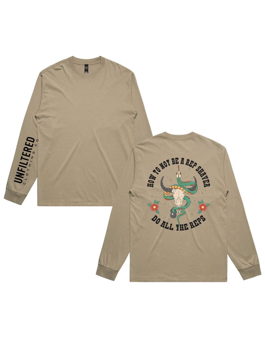 REP SHAVER LONG SLEEVE TEE
