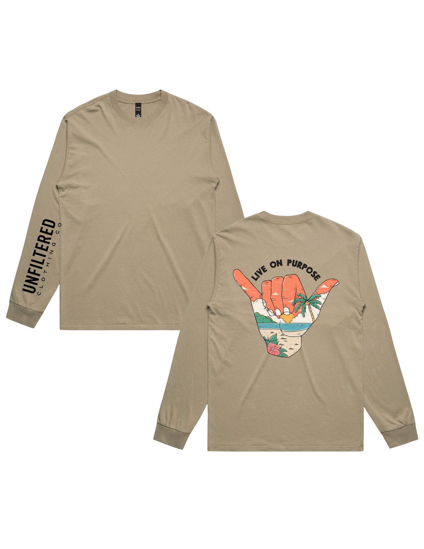 LIVE ON PURPOSE LONG SLEEVE TEE